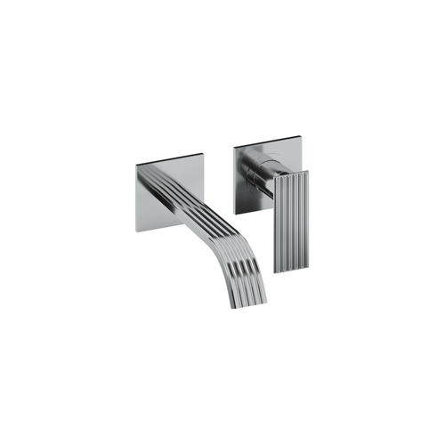 Einhebelmischer für Waschtisch - RWIT 2AC5 CC 04 - Rubinetterie Treemme - wandmontiert / aus verchromtem Metall / für Badezimmer