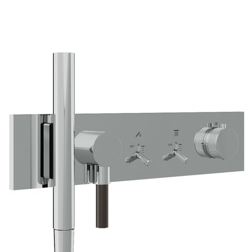 Einhebelmischer für Dusche - RWIT 2B92 IS 01 - Rubinetterie Treemme - wandmontiert / aus verchromtem Metall / für Badezimmer