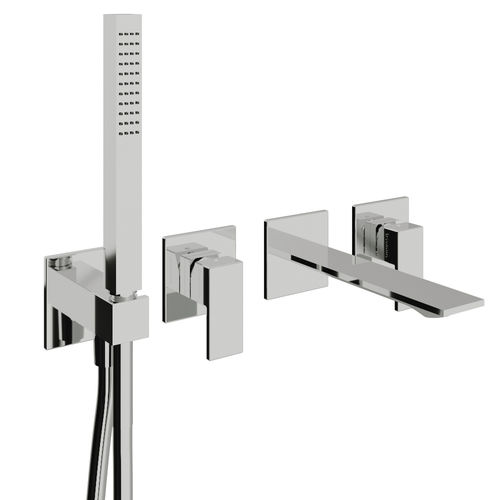 Einhebelmischer für Dusche - RWIT 4BD8 CC 01 - Rubinetterie Treemme - wandmontiert / aus verchromtem Metall / für Badezimmer