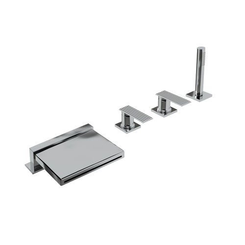 Badewannen-Einhebelmischer - IT 2A68 CC RM ZZ - Rubinetterie Treemme - Aufsatz / aus verchromtem Metall / für Badezimmer