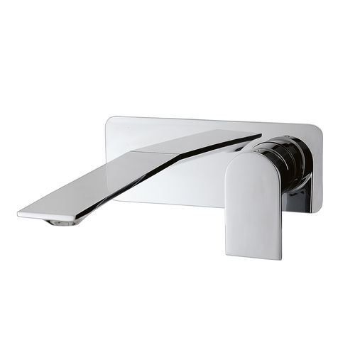 Einhebelmischer für Waschtisch - RWIT 22A5 CC 01 - Rubinetterie Treemme - wandmontiert / aus verchromtem Metall / für Badezimmer