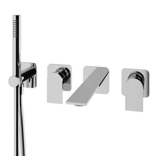 Einhebelmischer für Dusche - RWIT 22D8 CC 01 - Rubinetterie Treemme - wandmontiert / aus verchromtem Metall / für Badezimmer