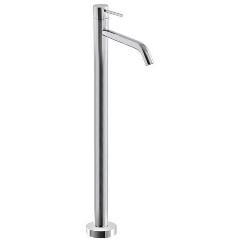 Einhebelmischer für Badewanne - RWIT 5714 CC 01 - Rubinetterie Treemme - bodenstehend / aus verchromtem Metall / für Badezimmer