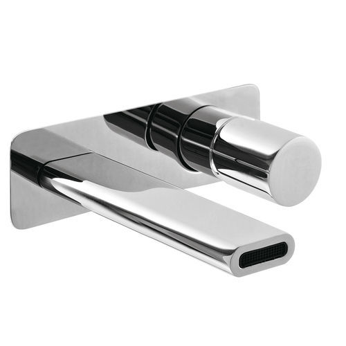 Einhebelmischer für Waschtisch - RWIT 54A6 CC 02 - Rubinetterie Treemme - wandmontiert / aus verchromtem Metall / für Badezimmer