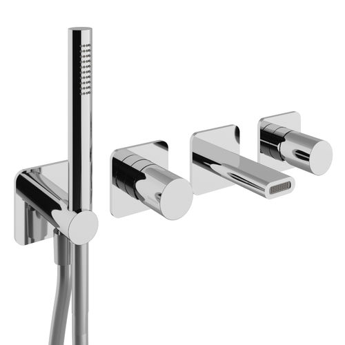 Einhebelmischer für Dusche - RWIT 54D8 CC 01 - Rubinetterie Treemme - wandmontiert / aus verchromtem Metall / für Badezimmer