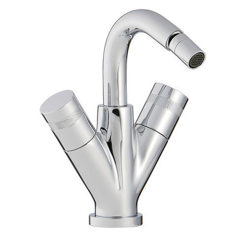 Zweigriffmischer für Waschtisch - IT 7224 CC XR ZZ - Rubinetterie Treemme - Aufsatz / aus verchromtem Metall / für Badezimmer