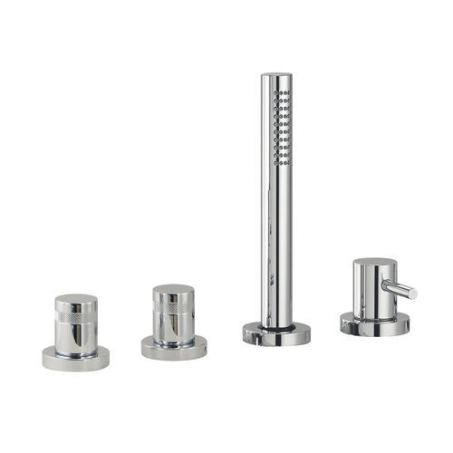 Einhebelmischer für Badewanne - IT 7270 CC XR ZZ - Rubinetterie Treemme - Aufsatz / aus verchromtem Metall / für Badezimmer