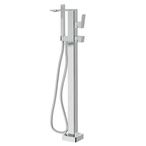 Einhebelmischer für Badewanne - RWIT 8B03 CC 01 - Rubinetterie Treemme - bodenstehend / Metall / für Badezimmer