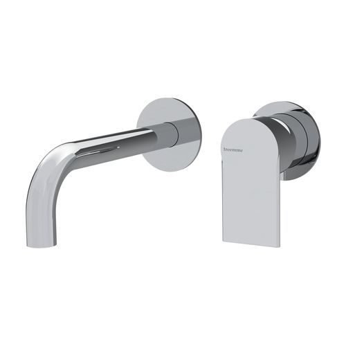 Einhebelmischer für Waschbecken - RWIT9C75CC01 - Rubinetterie Treemme - Einbau / aus verchromtem Metall / Nickel