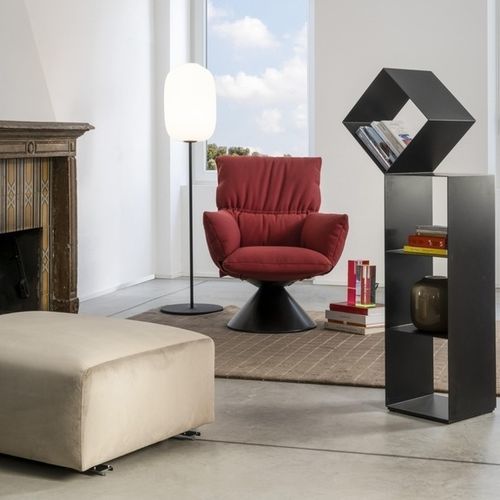 Modernes Bücherregal - DROP - Cappellini - Blech / von Studio Nendo / schwarz