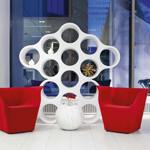 Modernes Bücherregal - CLOUD - Cappellini - Polypropylen / weiß / von Ronan & Erwan Bouroullec