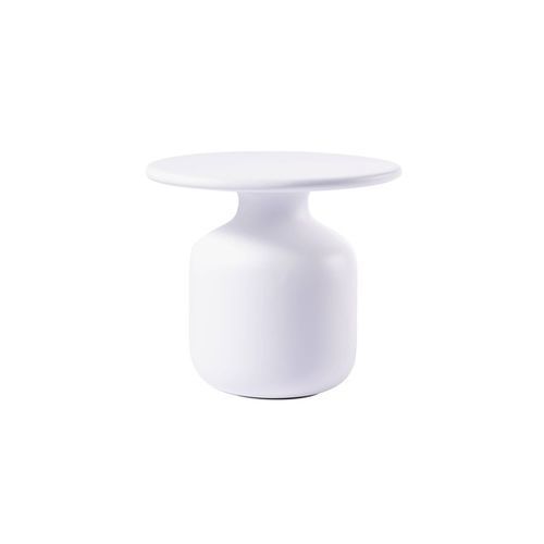 Moderner Beistelltisch - MINI BOTTLE LIDO - Cappellini - Keramik / Gestell aus Keramik / rund