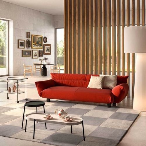 Modernes Sofa - LUD'O - Cappellini - Stoff / mit abnehmbarem Bezug / modular