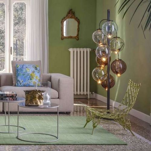Stehleuchte - MELTDOWN - Cappellini - Metall / geblasenes Glas / modern