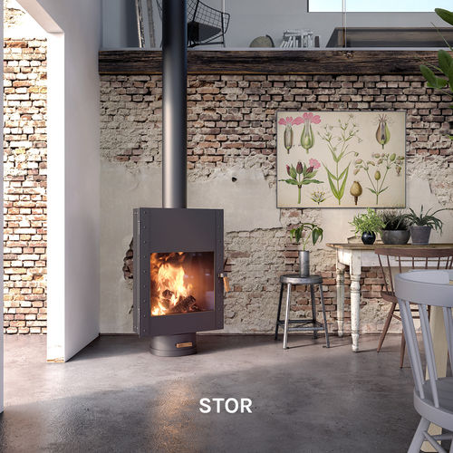 Holz-Kaminofen - STOR  - LEENDERS - 0 - 5 kW / 12 kW / freistehend