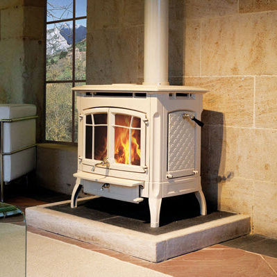 Holz-Kaminofen - BENNINGTON - HERGÓM - 13 kW / auf Füßen / traditionell