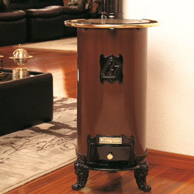 Holz-Kaminofen - LEBEÑA - HERGÓM - 10 kW...20 kW / freistehend / traditionell