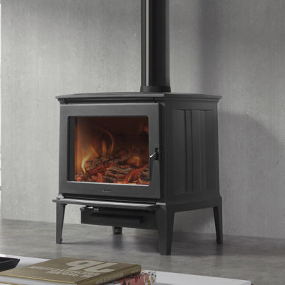 Holz-Kaminofen - E-30 L - HERGÓM - 11 kW / auf Füßen / klassisch