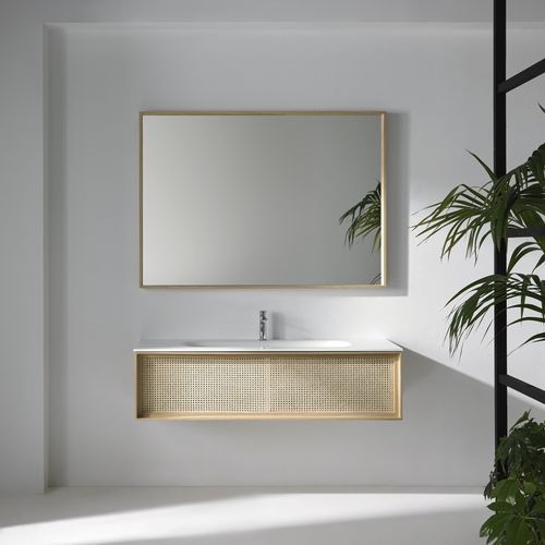 Klassischer Badezimmer-Schrank - ROTEN - Naxani - für Privatgebrauch / Massivholz / Esche