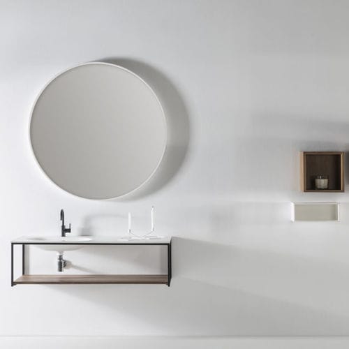 Wandmontiertes Regal - MEMPHIS - Naxani - modern / Holz / für Badezimmer