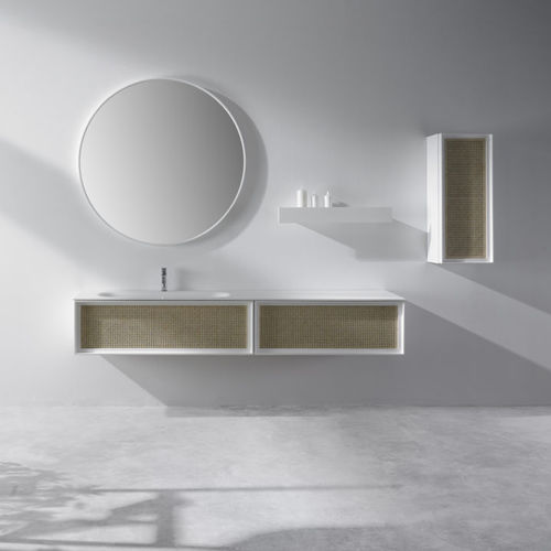 Klassischer Badezimmer-Schrank - ROTEN - Naxani - für Privatgebrauch / MDF / lackiertes Holz