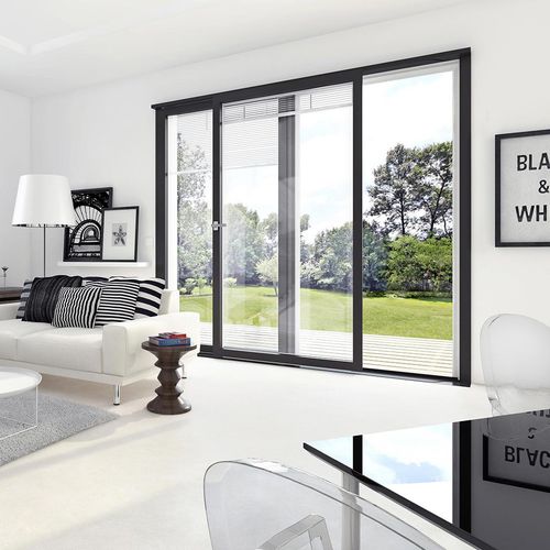 Aluminium-Terrassentür - M3DS - Millet - Schiebe / Holz / mit Doppelverglasung