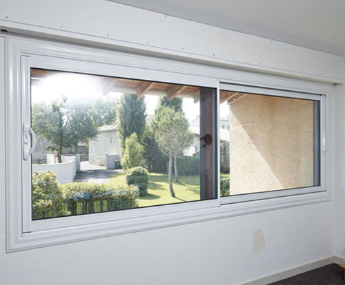 Aluminiumfenster - LUMINÉA - Millet - PVC / Schiebe / mit Doppelverglasung