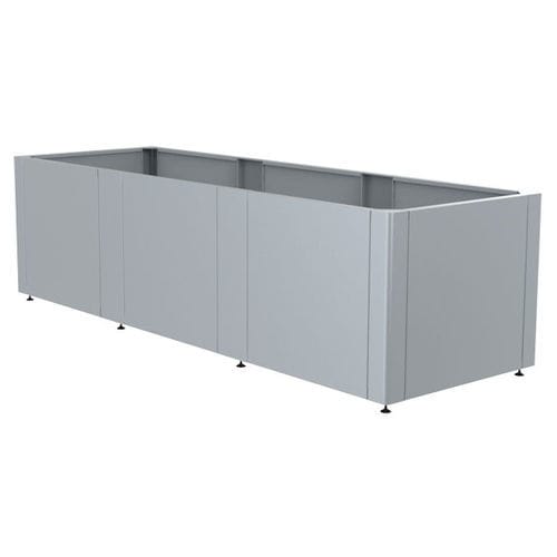 Pflanzkübel aus lackiertem Stahl - LIDO - Komserwis Sp. z o.o. - rechteckig / quadratisch / modern