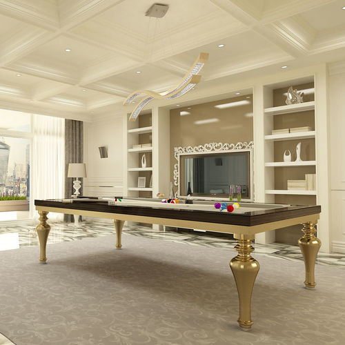 Klassischer Billardtisch - Vienna - MBM Biliardi - für Privatgebrauch / für Gewerbegebrauch / gebeiztes Holz