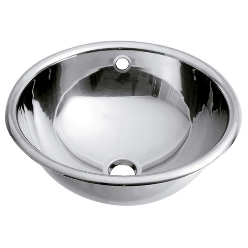 Eingebautes Handwaschbecken - SNR036C - Mediclinics, s.a. - rund / Edelstahl