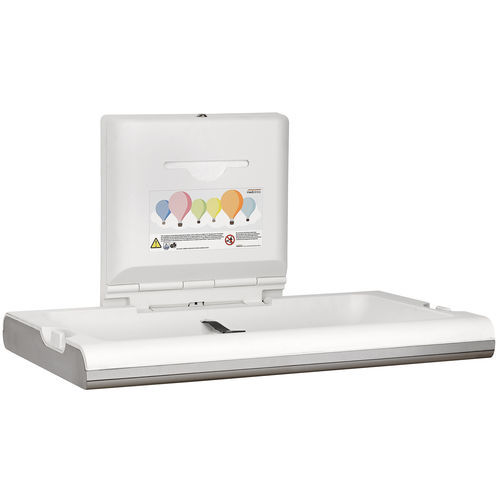Polypropylen-Wickelstation - CP0016HCS - Mediclinics, s.a. - Edelstahl / wandmontiert / für Gewerbegebrauch