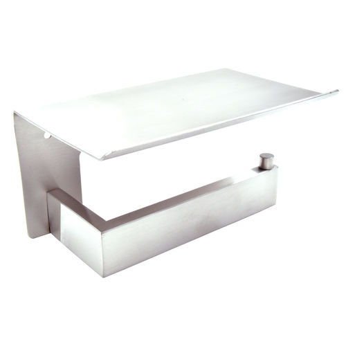 Wandmontierter WC-Rollenhalter - AI2005 - Mediclinics, s.a. - Edelstahl / schwarz / satiniert