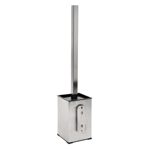 Edelstahl-Toilettenbürste - ES1003 - Mediclinics, s.a. - bodenstehend / für Hotels / schwarz