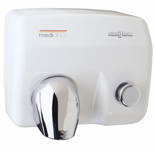 Druck-Handtrockner - E88 - Mediclinics, s.a. - wandmontiert / Einbau / Edelstahl