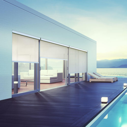 Vertikale Markise - SCREENY 85 GC S S07 - KE Outdoor Design - motorisiert / Balkon / Farbe anpassbar