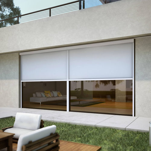 Vertikaljalousie - SCREENY 85 GPZ S S04 - KE Outdoor Design - für Fenster / Segeltuch / für Außenbereich