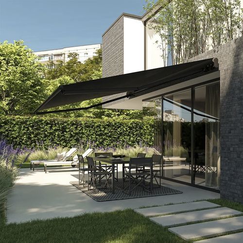Fallarmmarkise - QUAD - KE Outdoor Design - motorisiert / für Gewerbegebrauch / für Terrasse