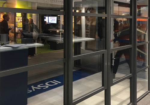 Eingangstür - HERITAGE - I D Systems - Glas / Aluminium / Stahl