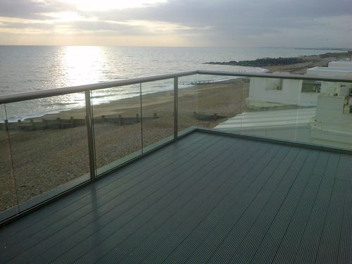 Glasgeländer - BALCONY 2 BALUSTRADE SYSTEM - BALCONY - Platten / für Außenbereich / für Balkon