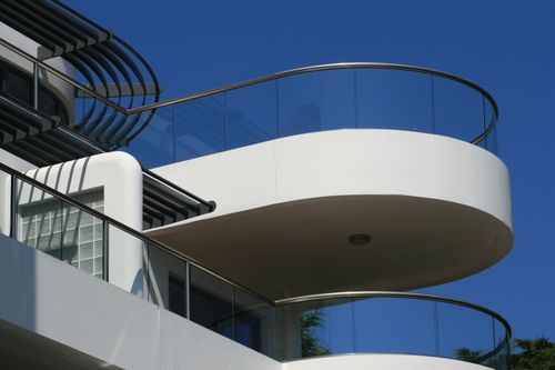 Glasgeländer - SEMI FRAMELESS GLASS BALUSTRADE - BALCONY - Platten / für Außenbereich / für Terrasse