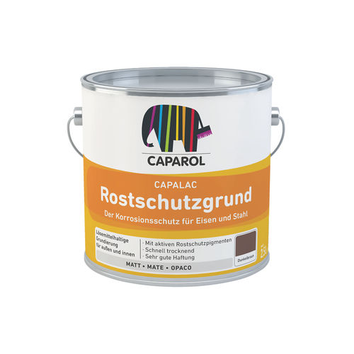 Grundierung für Metall - CAPALAC ROSTSCHUTZGRUND - Caparol - auf Alkylharzbasis / Innenbereich / Außen