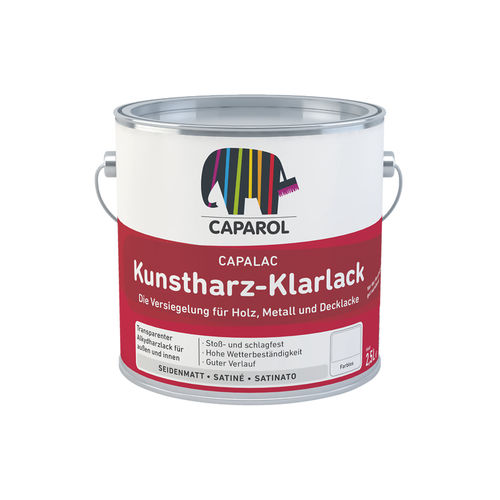 Schutzputz - CAPALAC KUNSTHARZ-KLARLACK - Caparol - zur Endbearbeitung / Innenbereich / Außen
