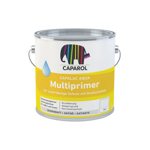 Grundierung für Metall - CAPALAC AQUA MULTIPRIMER - Caparol - für Holz / Acryl / Innenbereich