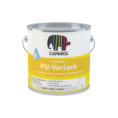 Schutzlack - CAPACRYL PU-VORLACK - Caparol - für Holz / matt / Rostschutz