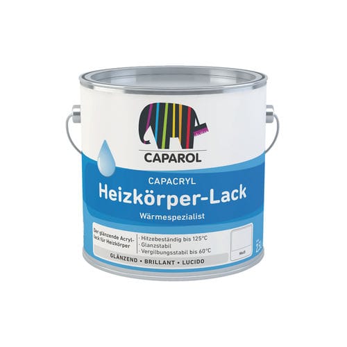 Putz zur Endbearbeitung - CAPACRYL HEIZKÖRPER-LACK - Caparol - wärmereflektierend / für Wand / Acryl
