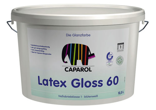 Dekorfarbe - LATEX GLOSS 60 - Caparol - für den Innenraum / für Wand / Latex