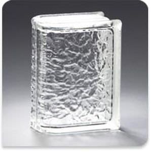 Gebogener Glasbaustein - ENDBLOCK® FINISHING UNIT : DECORA® & ICESCAPES® - Pittsburgh Corning - Struktur