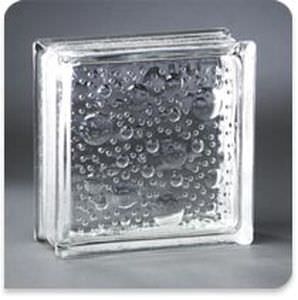 Quadratischer Glasbaustein - SEASCAPES® - Pittsburgh Corning - Struktur / dreidimensionalem Motiv