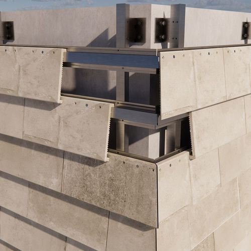 Keramik-Fassadensystem - RUSTIKOTTA PRIME - Tempio - Aluminium / Akustik / wetterbeständig