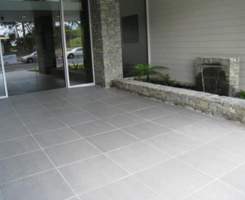 Feinsteinzeugfliesen - DURASTONE STEEL GREY - EVERSTONE - Relief / für den Innenraum / Boden